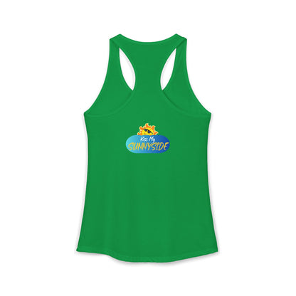 The World Got Darker. So I Got Brighter.™ Womens Racerback Tank | Sunnyside Life™