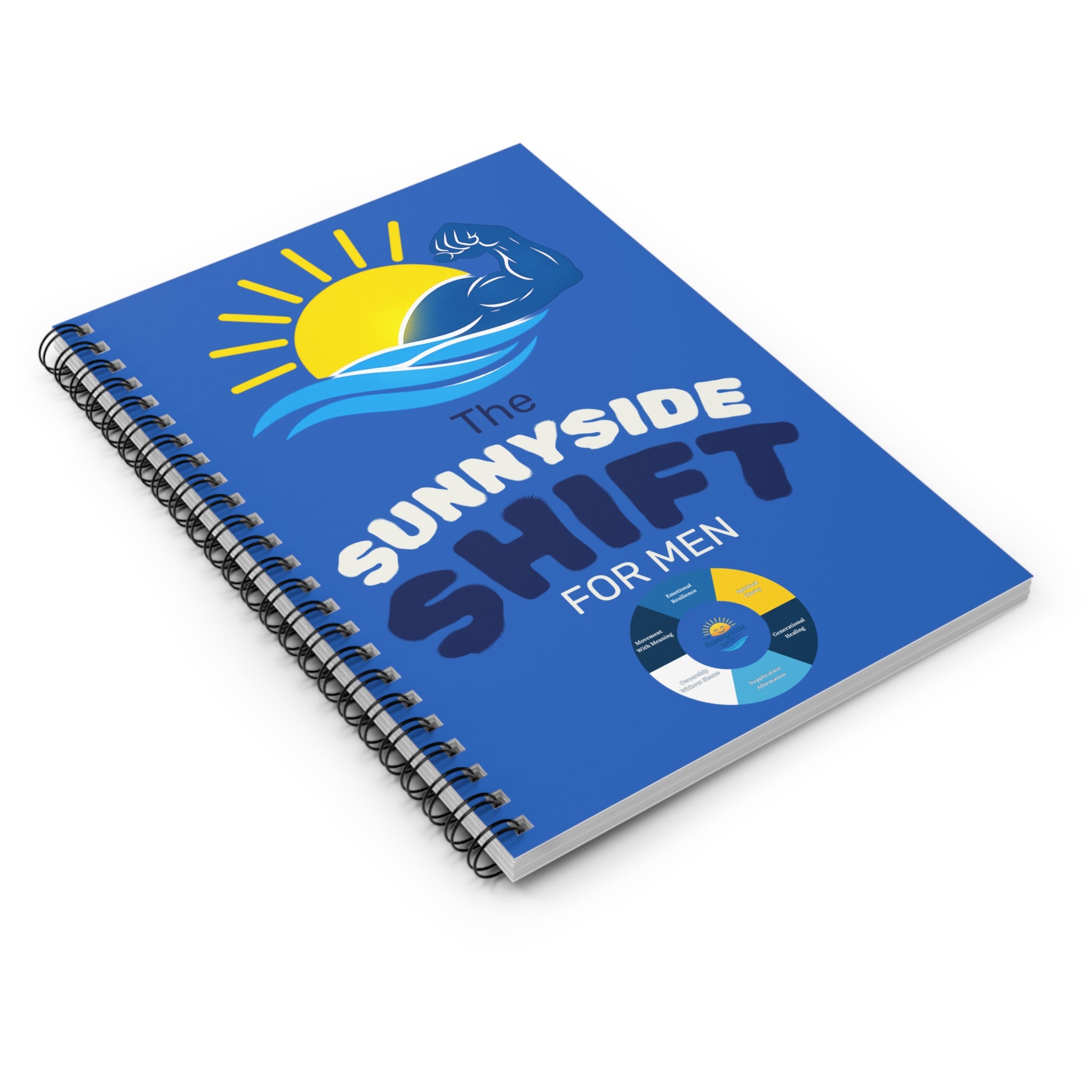 Sunnyside Shift Notebook — Ruled Spiral Journal for Men