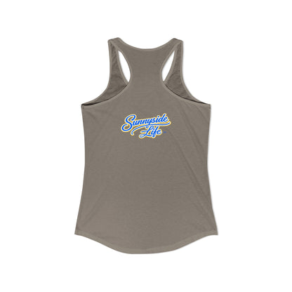 KEEP WALKING™ Racerback Tank Top – God Isn’t Finished | Faith & Motivation Women’s Tank