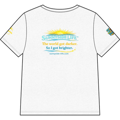 Accountability Looks Good on You™ V-neck T-shirt | Sunnyside Life™ Inspirational Tee