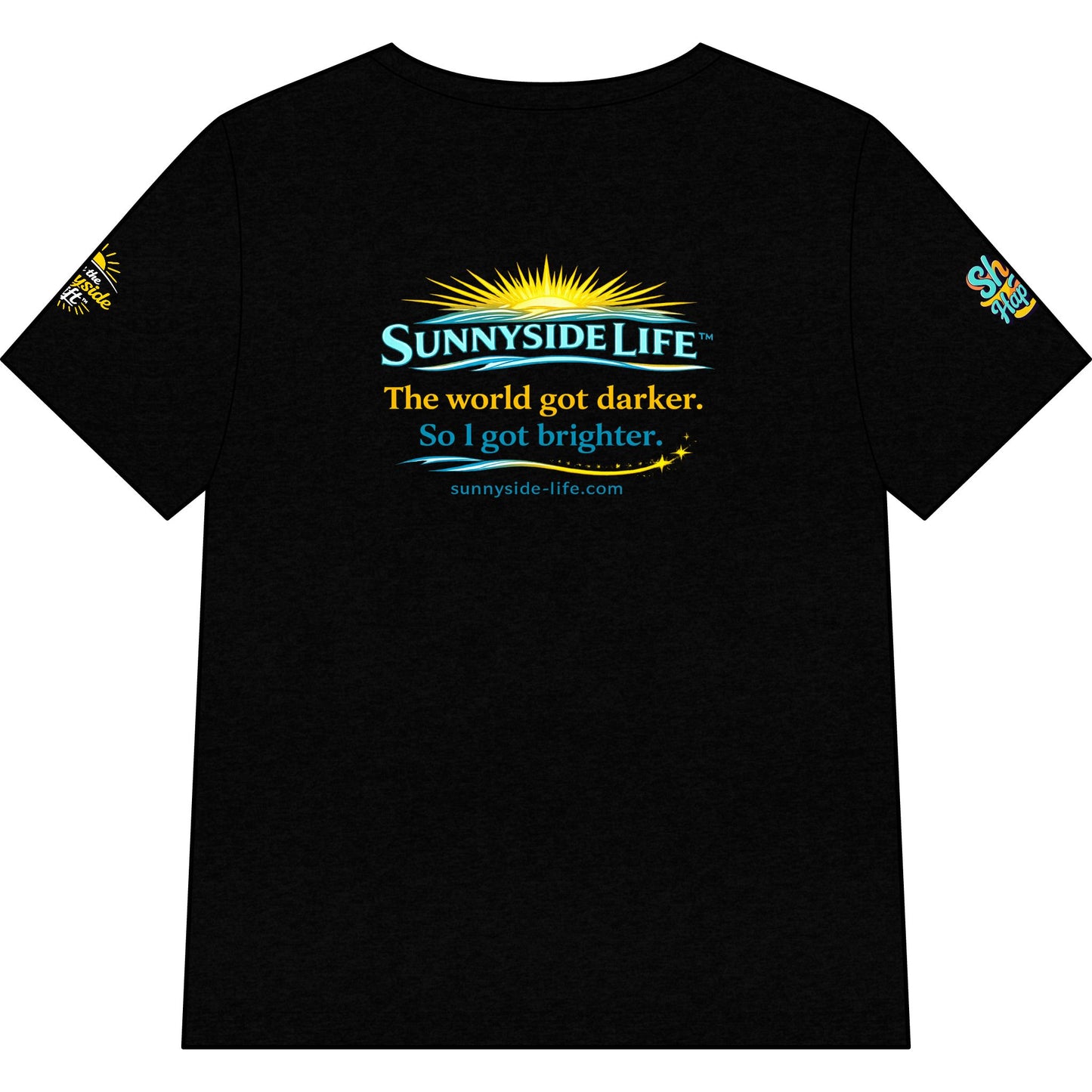 Accountability Looks Good on You™ V-neck T-shirt | Sunnyside Life™ Inspirational Tee