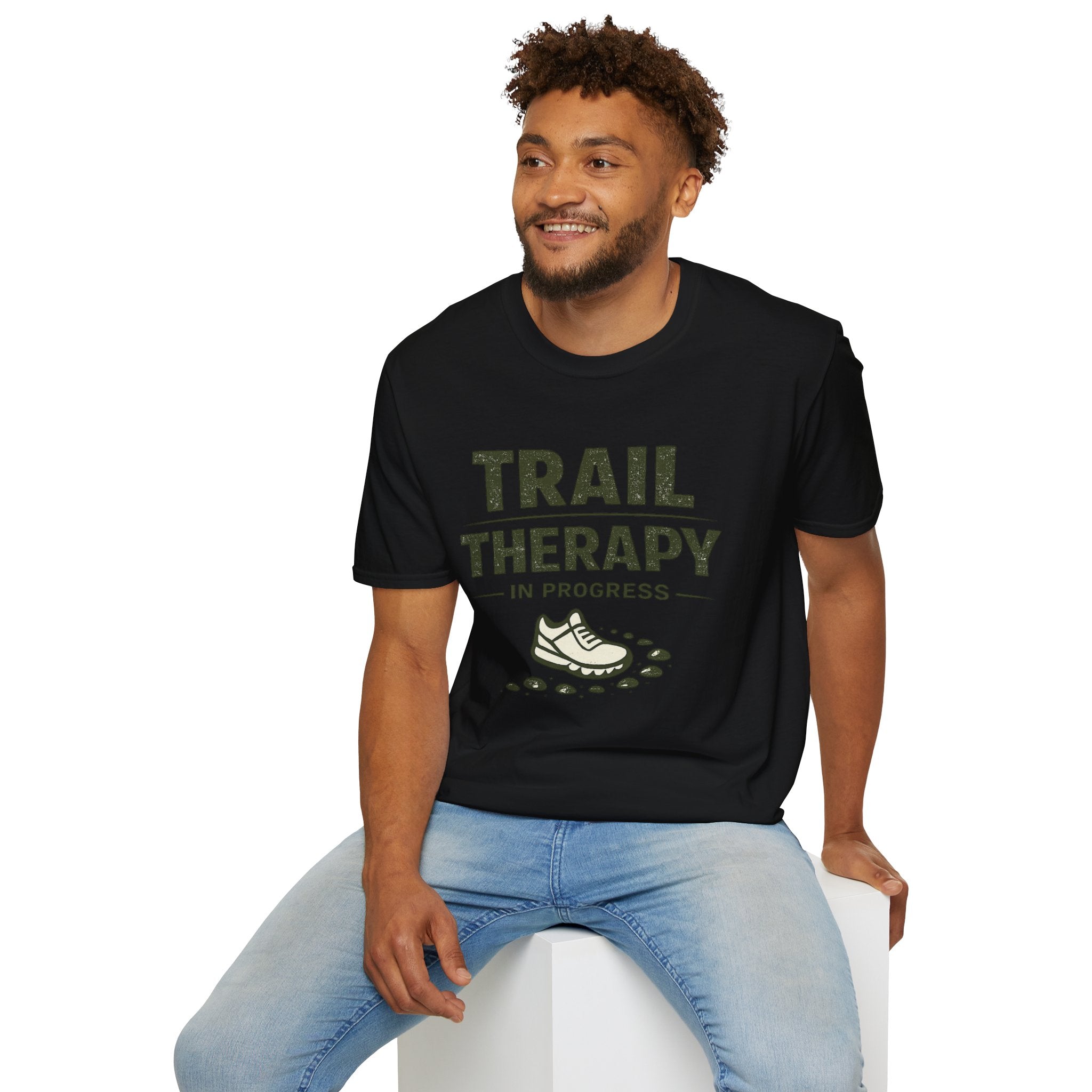 Trail Therapy T-Shirt — "Trail Therapy In Progress" Hiking Shirt