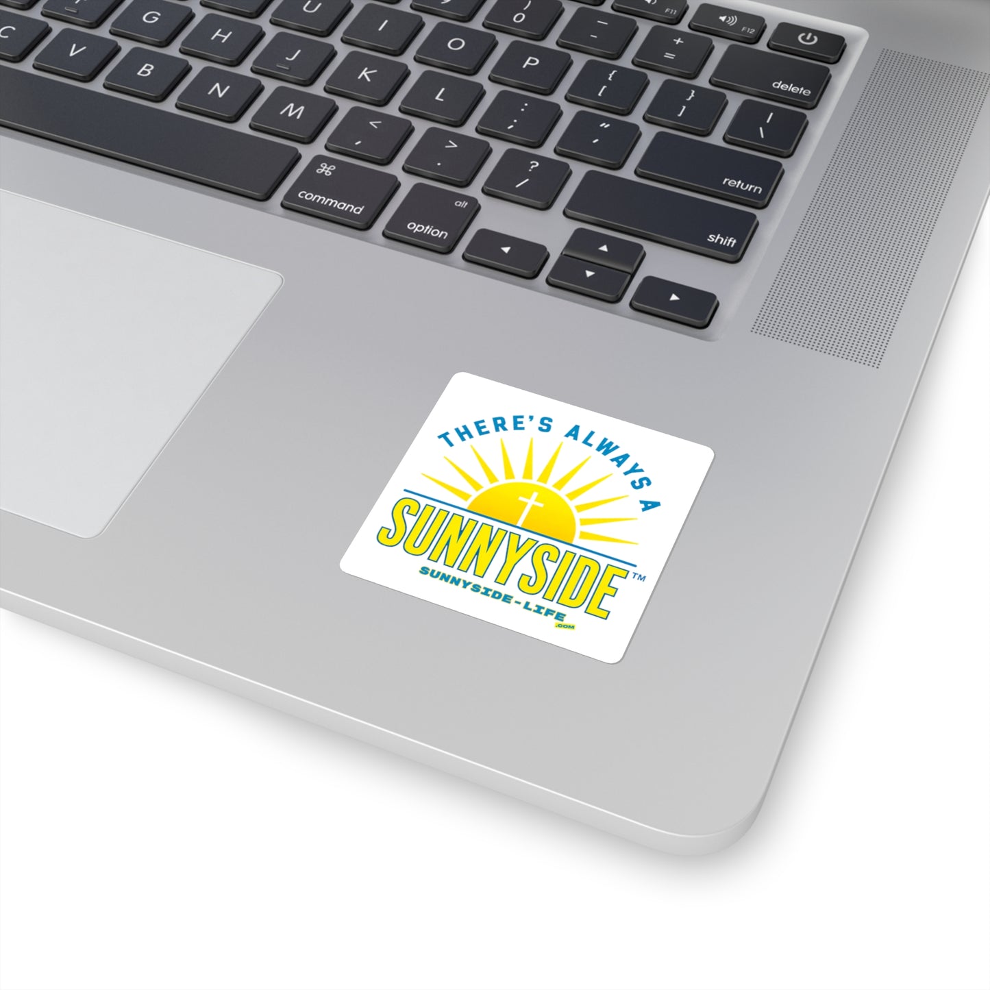 There’s Always a Sunnyside™ Square Vinyl Sticker | Sunnyside Life™ Inspirational Decal