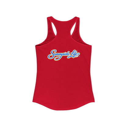 Authenticity Is Free™ Women’s Racerback Tank | Inspirational Graphic Tank | Sunnyside Life™
