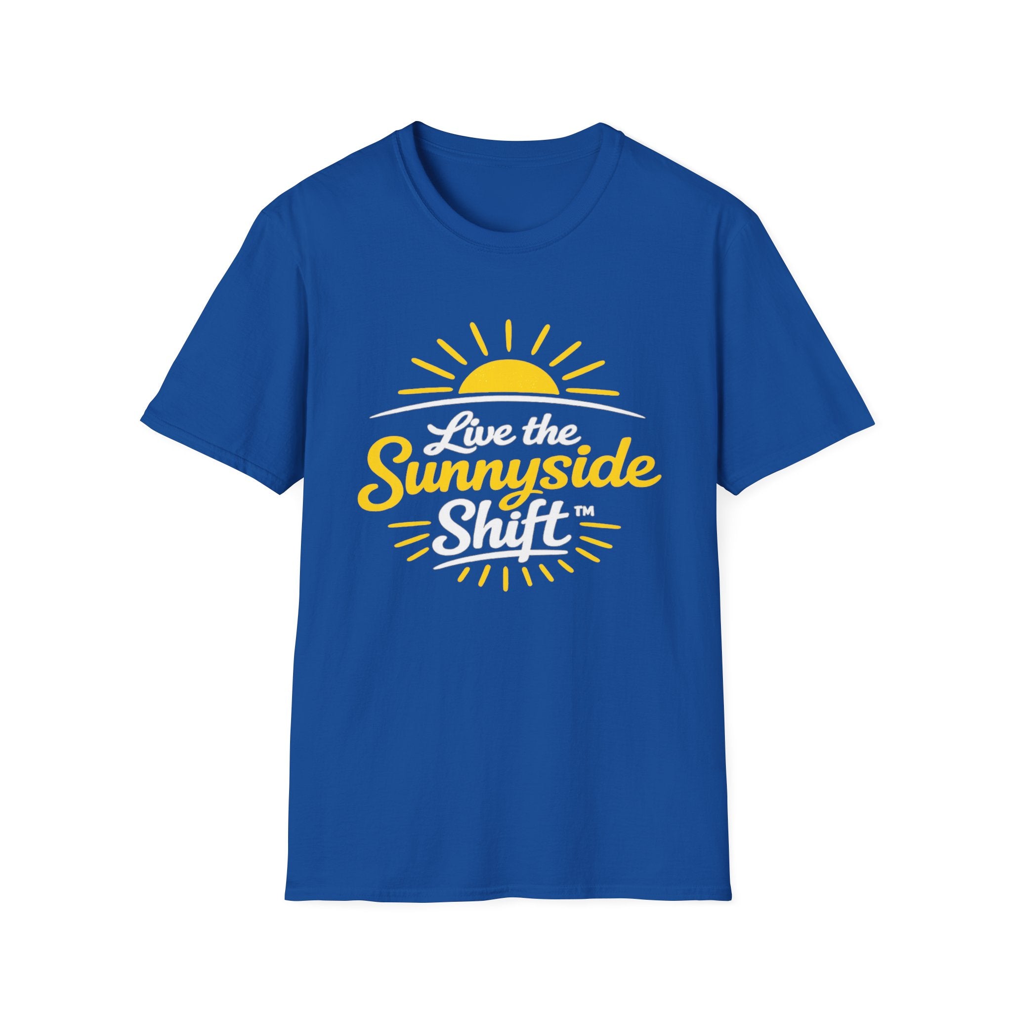 Live The Sunnyside Shift™ — Unisex Softstyle T-Shirt