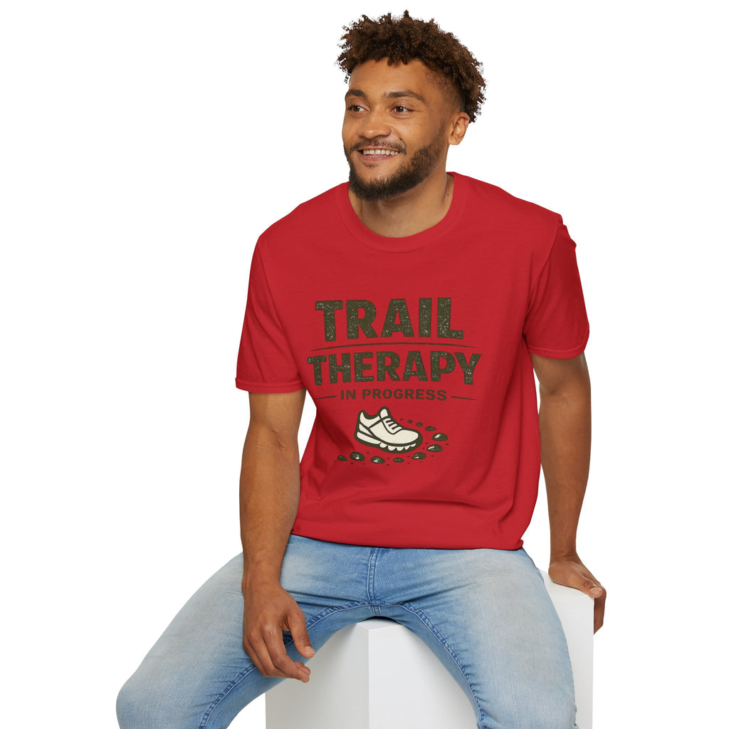 Trail Therapy T-Shirt — "Trail Therapy In Progress" Hiking Shirt