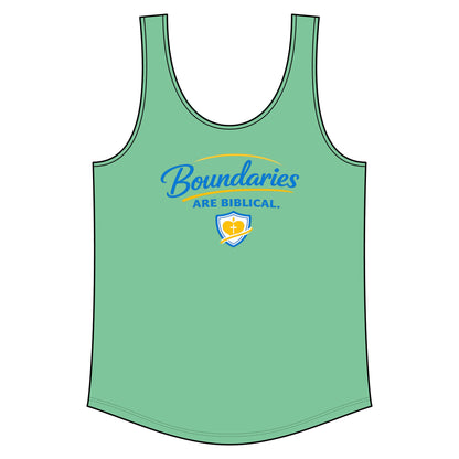 Boundaries Are Biblical Tank Top — Sunnyside Life Inspirational Faith Tank
