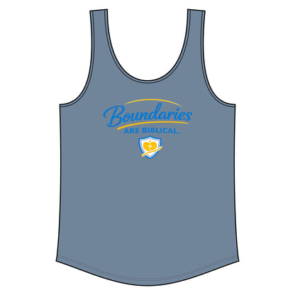 Boundaries Are Biblical Tank Top — Sunnyside Life Inspirational Faith Tank