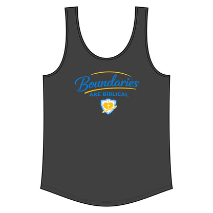 Boundaries Are Biblical Tank Top — Sunnyside Life Inspirational Faith Tank