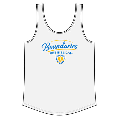 Boundaries Are Biblical Tank Top — Sunnyside Life Inspirational Faith Tank