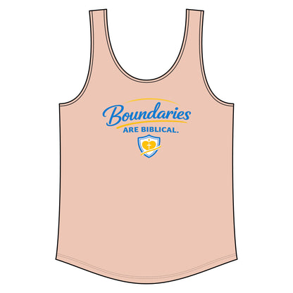 Boundaries Are Biblical Tank Top — Sunnyside Life Inspirational Faith Tank