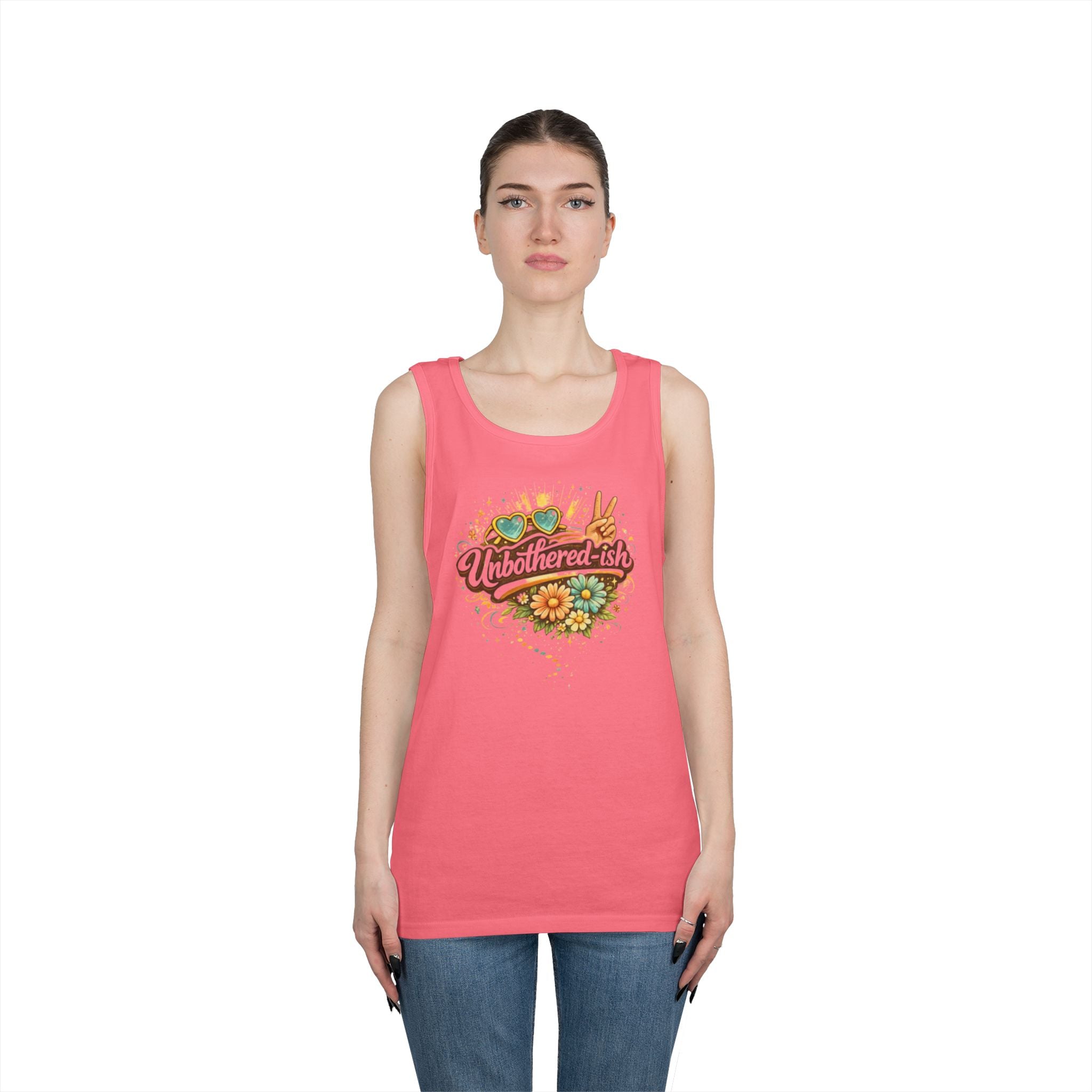 Unbothered-ish / Kiss My Sunnyside Tank — Relaxed Tank Top