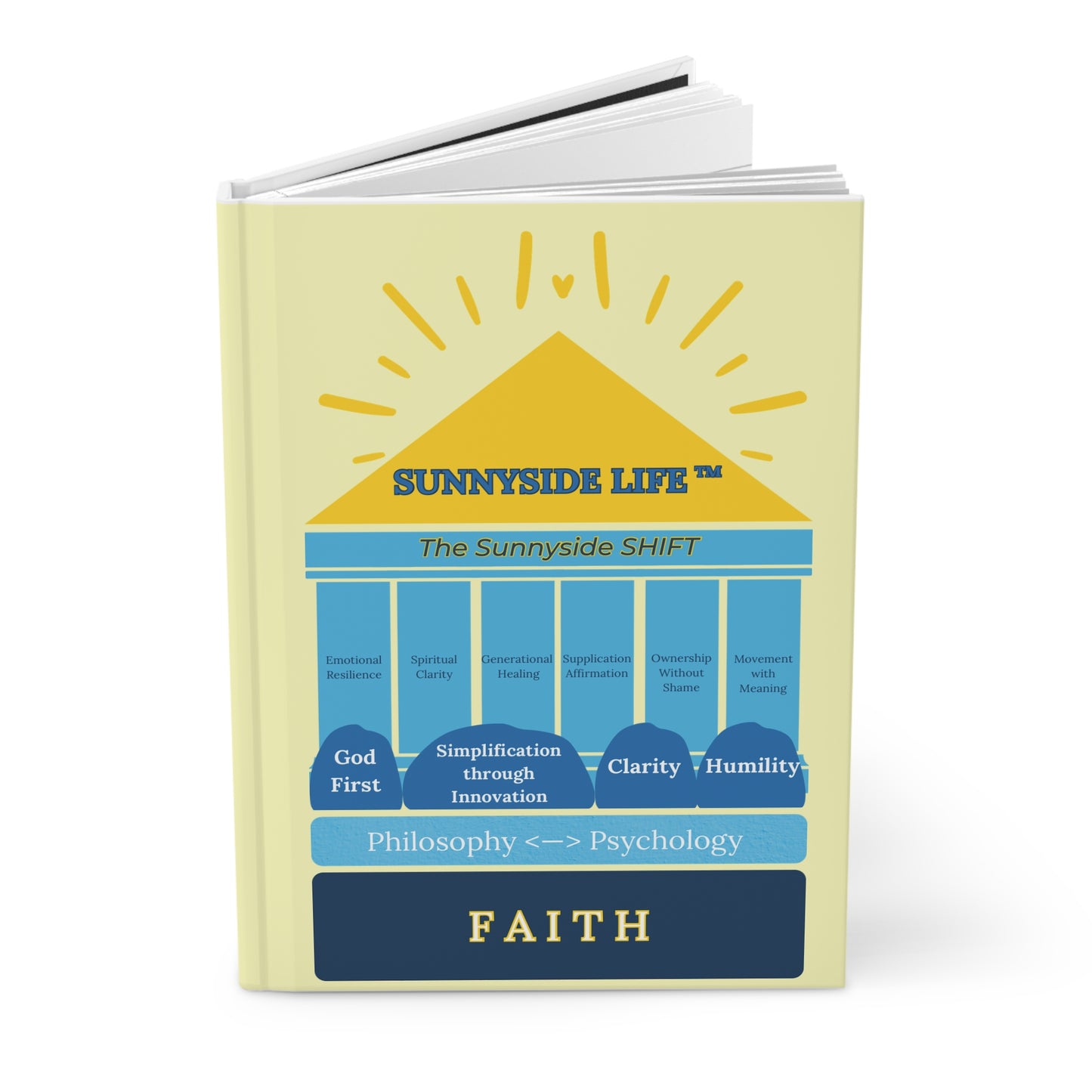 The Sunnyside Shift Hardcover Journal — Sunnyside Life Inspirational Guided Notebook