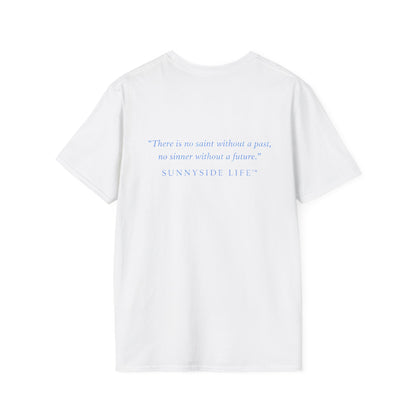 Trust Surrender Walk Abide Persevere™ Womens V-Neck Tee | Catholic Inspirational Shirt | Sunnyside Life™