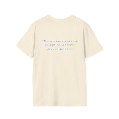 Trust Surrender Walk Abide Persevere™ Womens V-Neck Tee | Catholic Inspirational Shirt | Sunnyside Life™