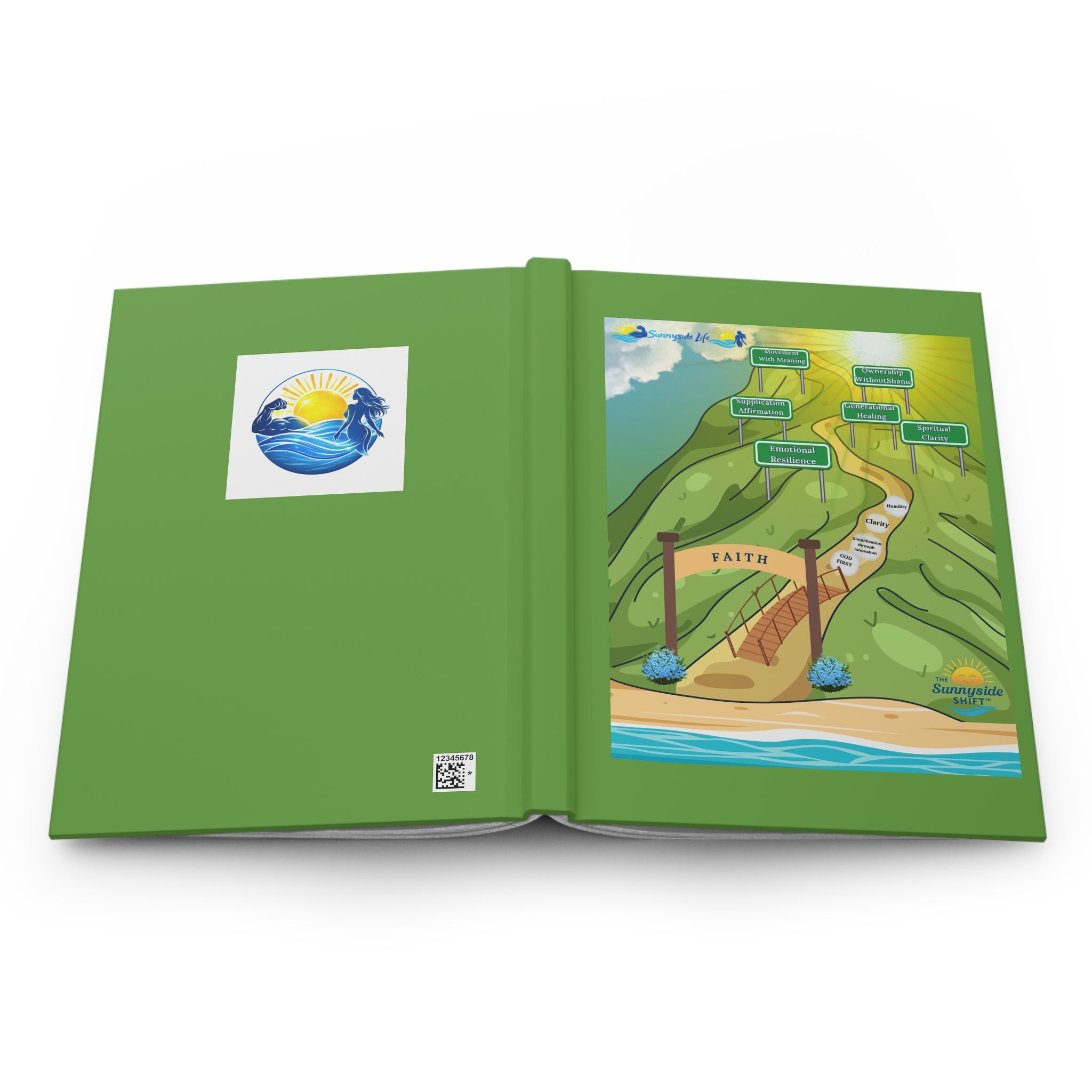 The Shift Mountain Hardcover Journal — Your Illustrated Sunnyside Shift Roadmap