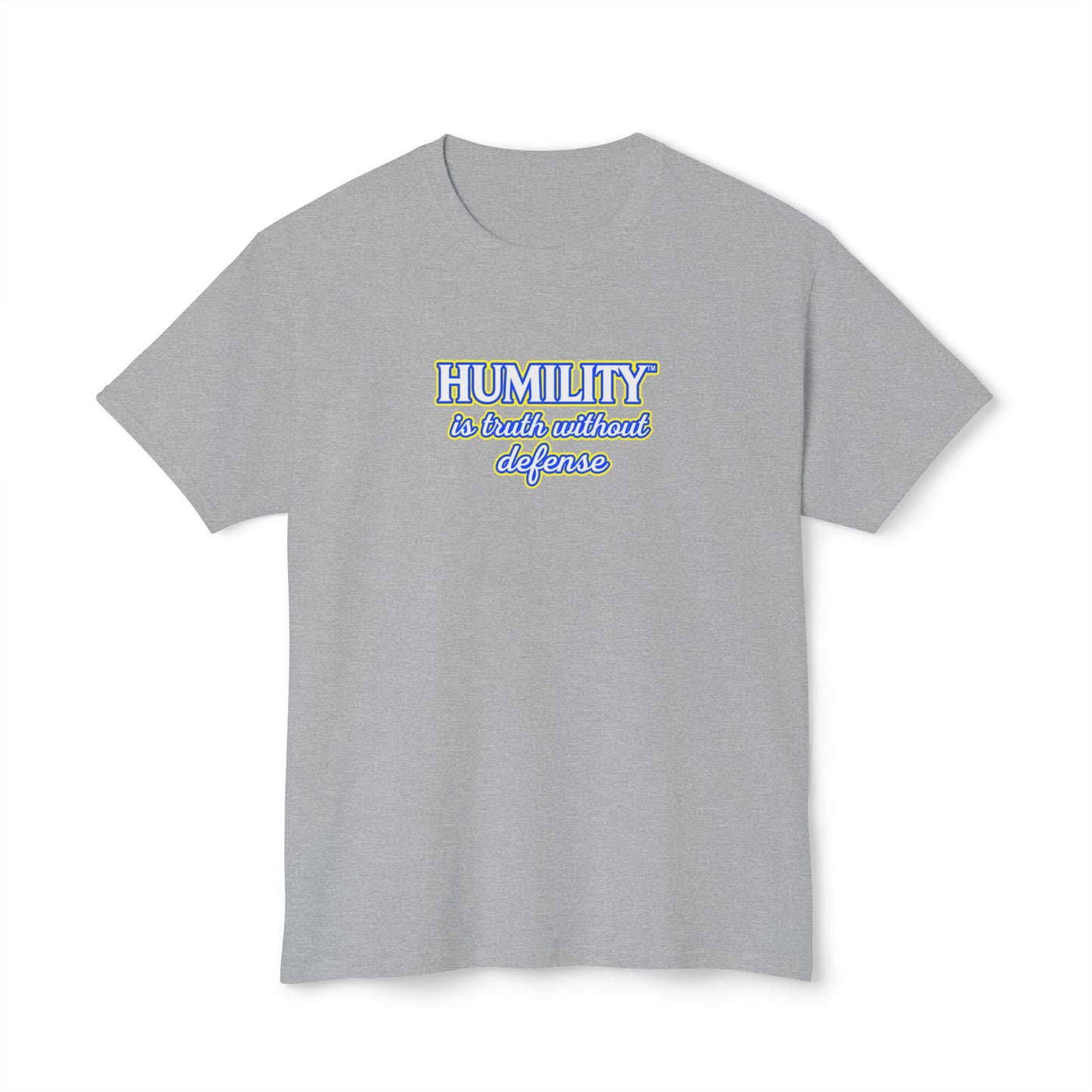 HUMILITY IS TRUTH WITHOUT DEFENSE™ Unisex T-Shirt | Faith & Growth Graphic Tee | Christian Inspirational Shirt | Personal Growth Apparel | Sunnyside Life™