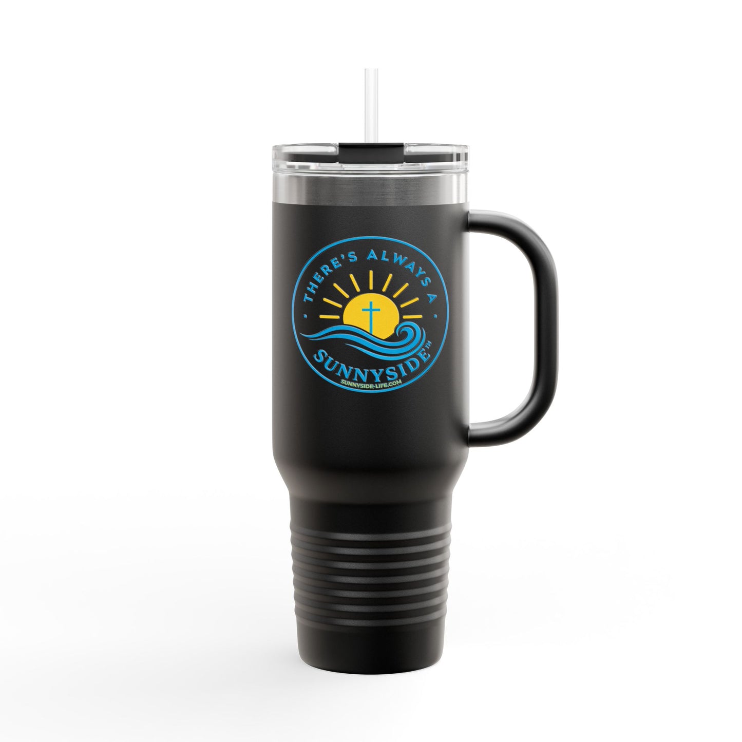 There’s Always a Sunnyside™ 40oz Insulated Travel Mug | Sunnyside Life™ Signature Tumbler