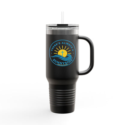There’s Always a Sunnyside™ 40oz Insulated Travel Mug | Sunnyside Life™ Signature Tumbler