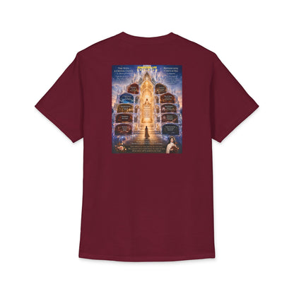 Resting in God Crystal Castle Catholic Tee | St. Augustine Inspired Christian Shirt | Sunnyside Life™