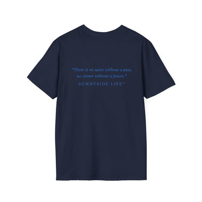 Trust Surrender Walk Abide Persevere™ Womens V-Neck Tee | Catholic Inspirational Shirt | Sunnyside Life™