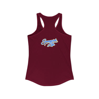 KEEP WALKING™ Racerback Tank Top – God Isn’t Finished | Faith & Motivation Women’s Tank
