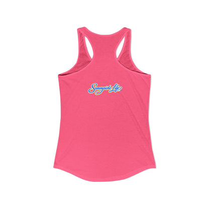 JESUS WALKED EVERYWHERE™ Racerback Tank Top – Just Saying | Christian Women’s Tank