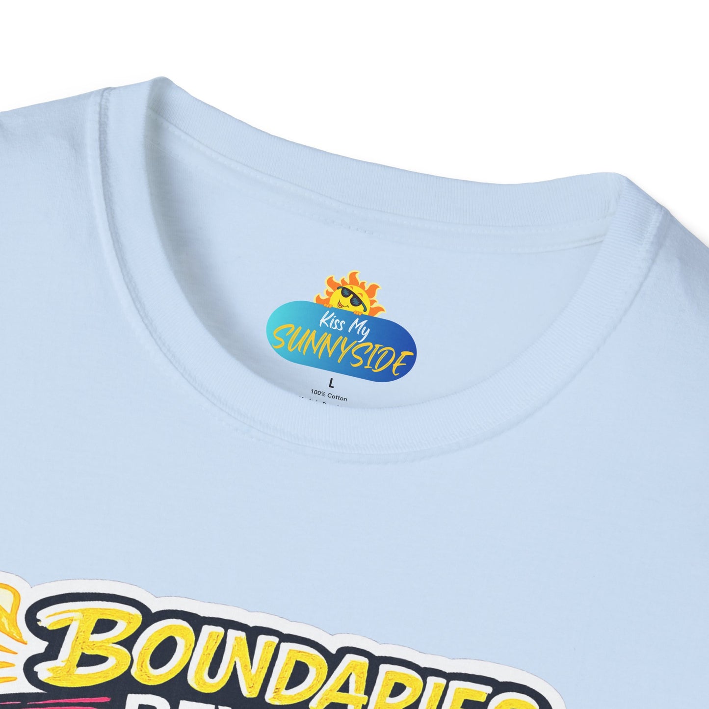 Boundaries Reveal Intentions™ Graphic Tee | Emotional Health Statement Shirt | Sunnyside Life™