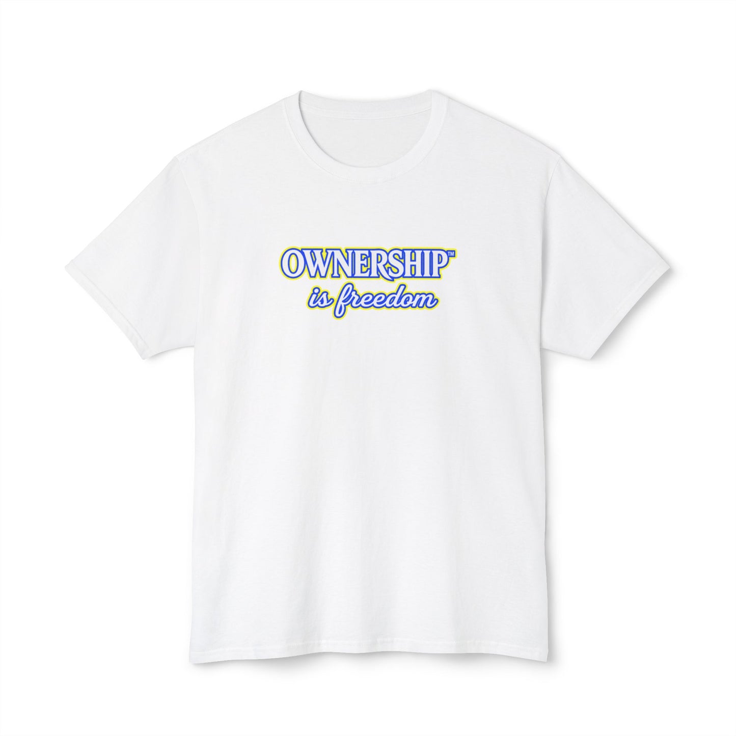 OWNERSHIP IS FREEDOM™ Unisex T-Shirt | Personal Growth Graphic Tee | Self-Leadership Shirt | Inspirational Quote Apparel | Sunnyside Life™