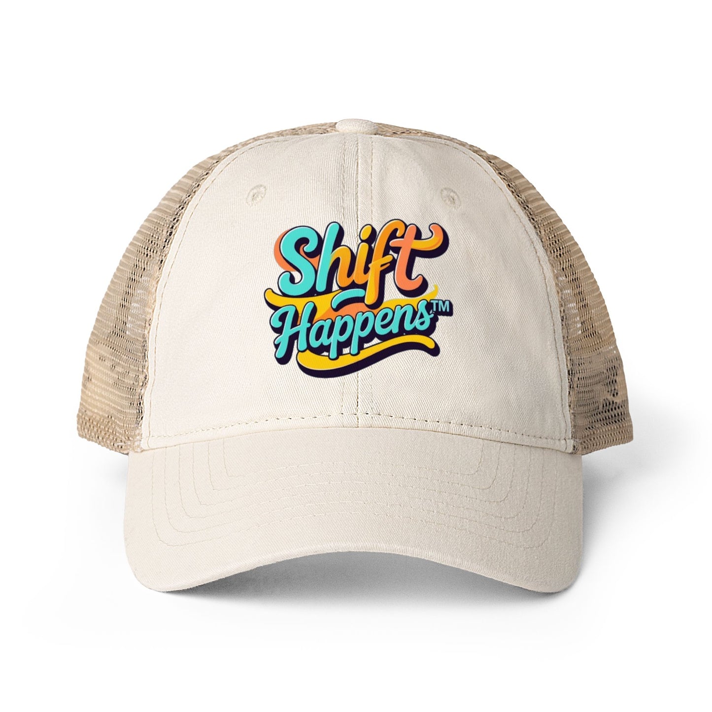 Shift Happens™ Women’s Mesh-Back Cap | Inspirational Trucker Hat | Sunnyside Life™