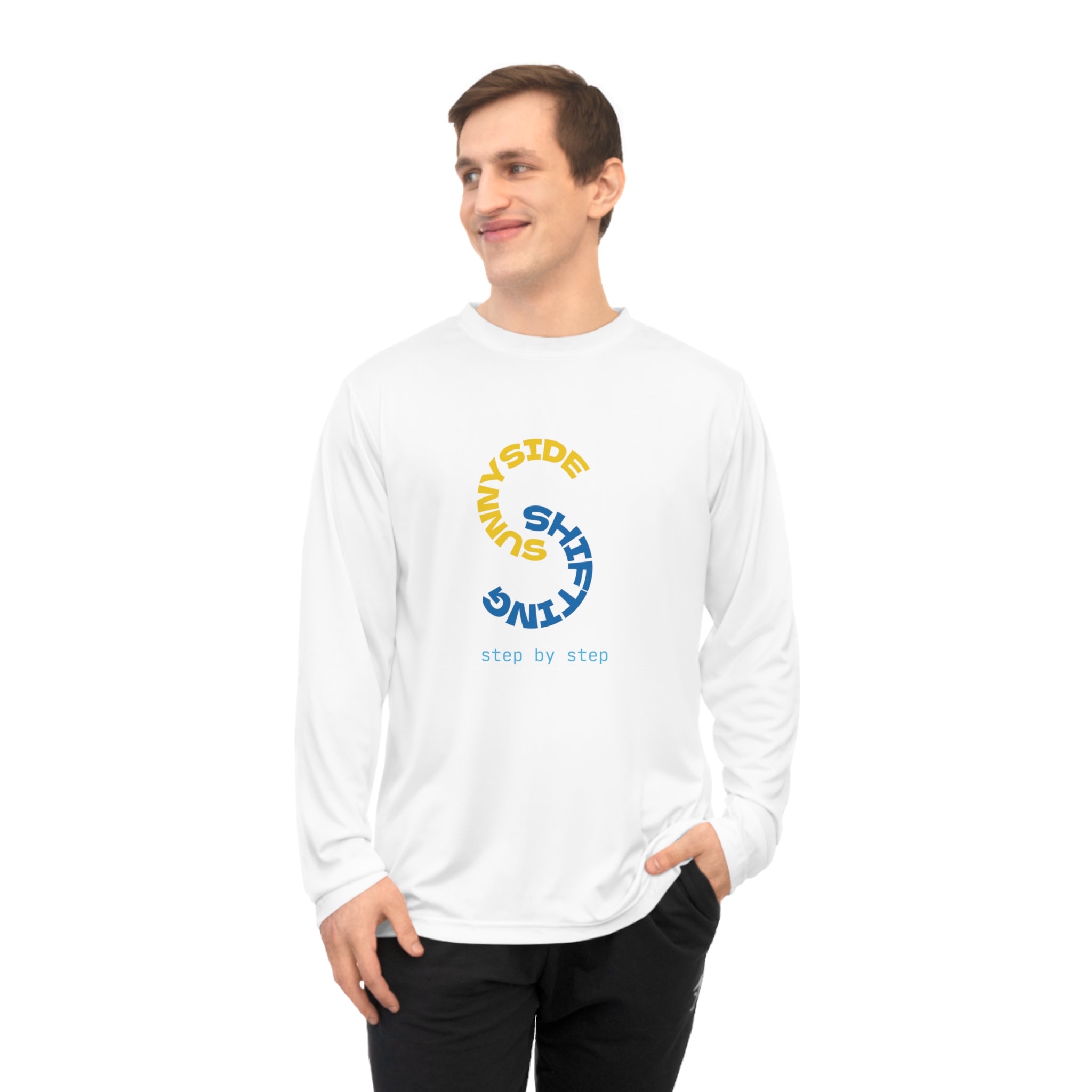 Sunnyside Shifting / Kiss My Sunnyside — Men’s Performance Long Sleeve