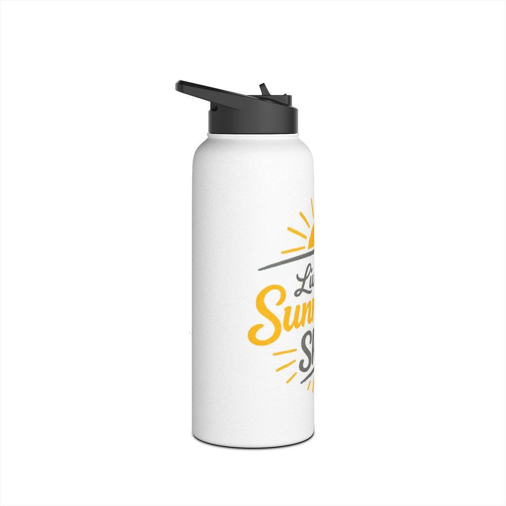 Live The Sunnyside Shift Stainless Steel Water Bottle — Motivational Hydration