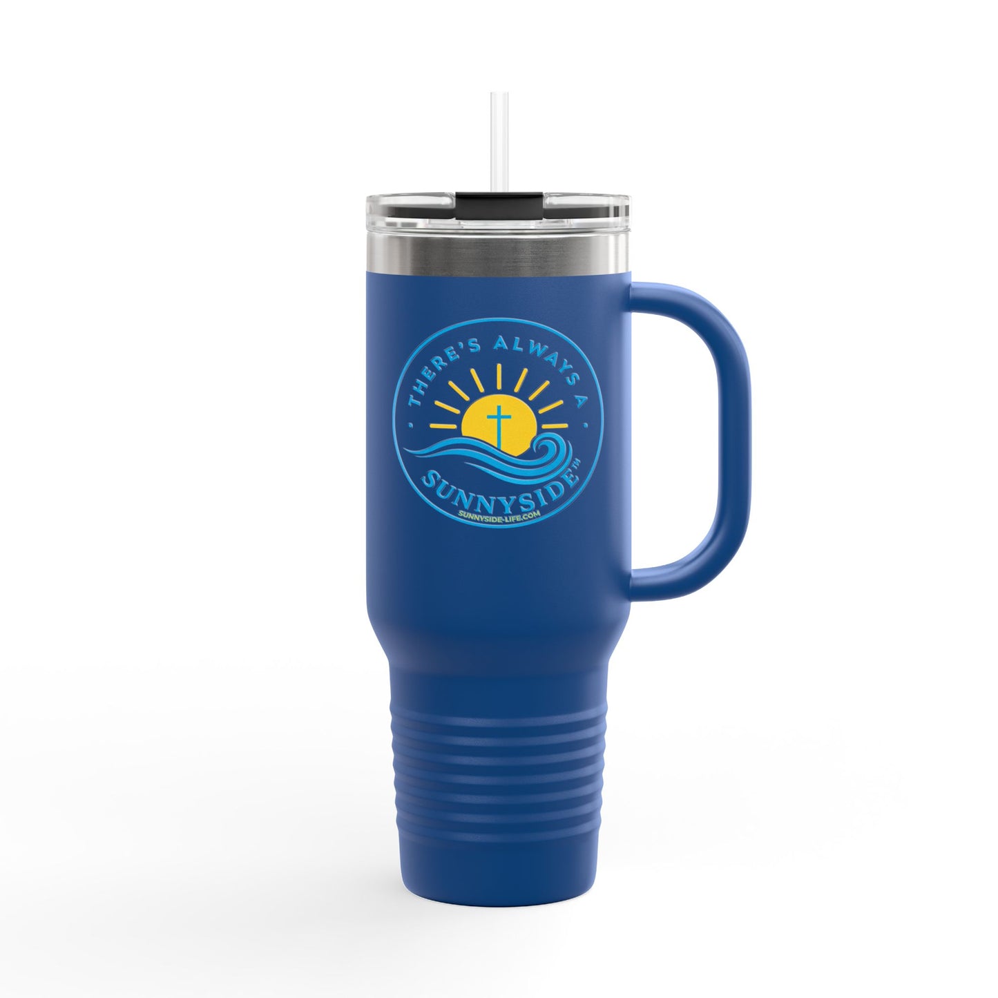 There’s Always a Sunnyside™ 40oz Insulated Travel Mug | Sunnyside Life™ Signature Tumbler