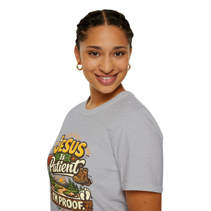 Jesus Is Patient I'm Proof / This is My Sunnyside T-Shirt — Faith-Based Christian Graphic Unisex Tee