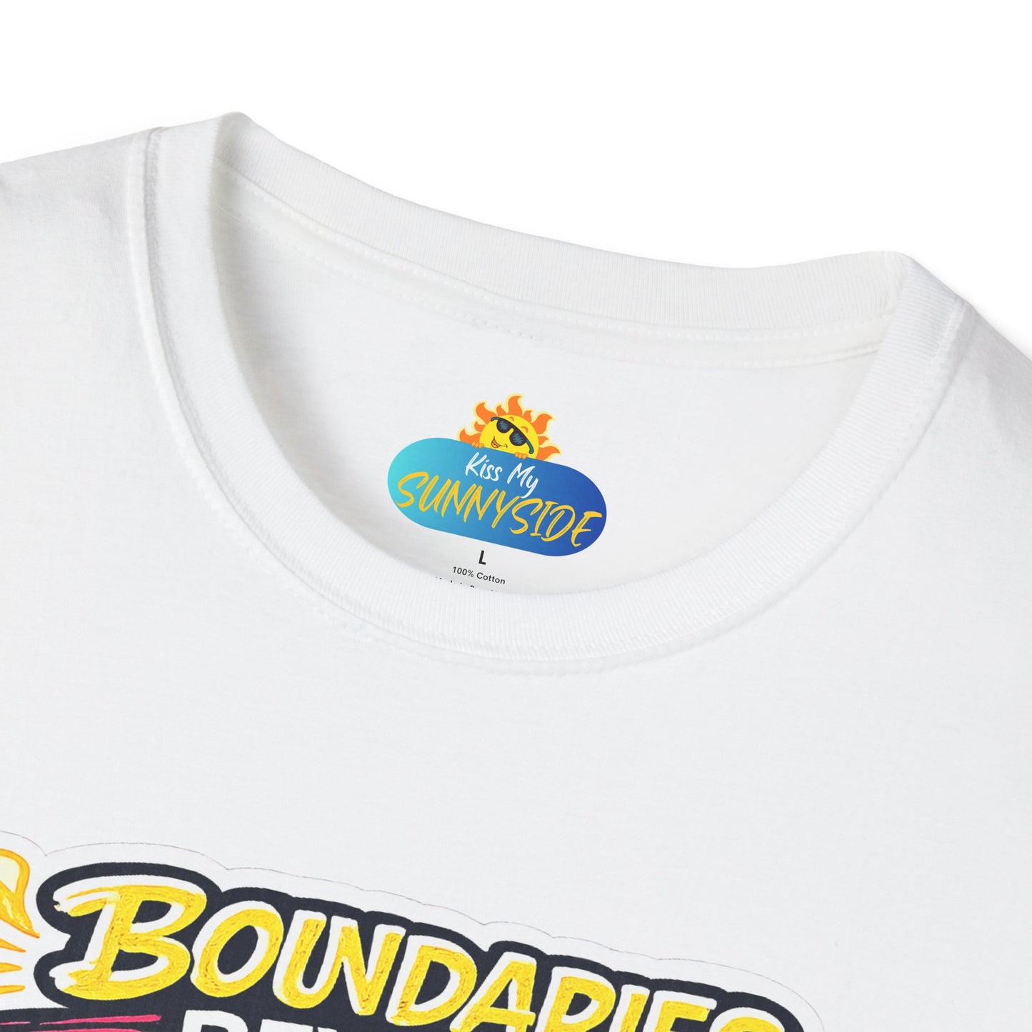Boundaries Reveal Intentions™ Graphic Tee | Emotional Health Statement Shirt | Sunnyside Life™