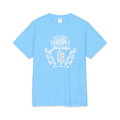 Hope Believe Trust Follow Surrender™ Womens V-Neck Tee | Sunnyside Life™ Faith Trail Shirt