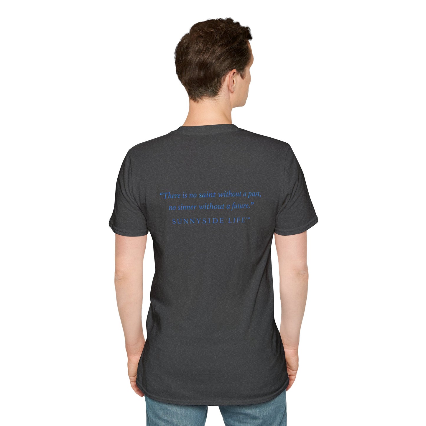 Trust Surrender Walk Abide Persevere™ Womens V-Neck Tee | Catholic Inspirational Shirt | Sunnyside Life™