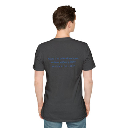 Trust Surrender Walk Abide Persevere™ Womens V-Neck Tee | Catholic Inspirational Shirt | Sunnyside Life™