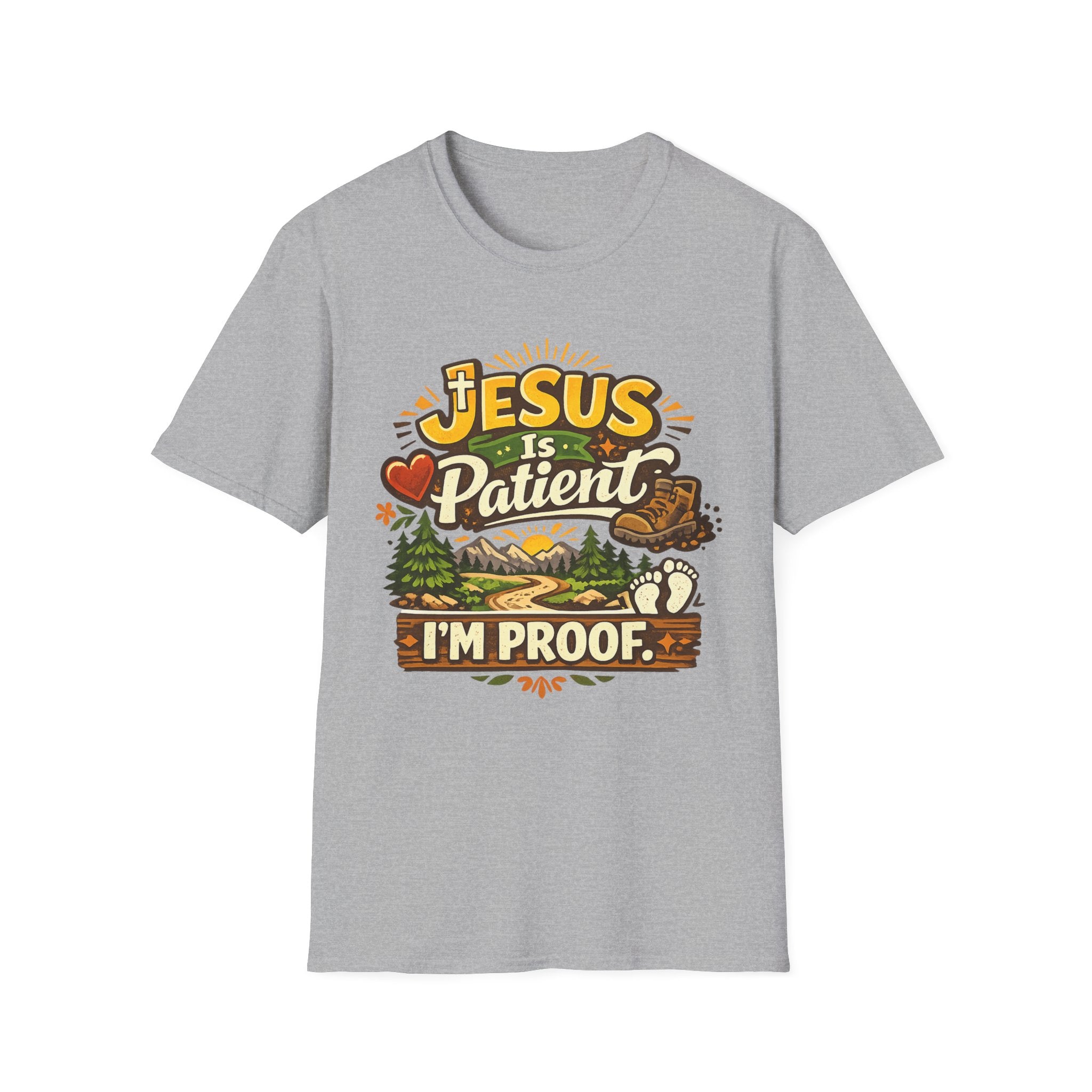 Jesus Is Patient I'm Proof / This is My Sunnyside T-Shirt — Faith-Based Christian Graphic Unisex Tee