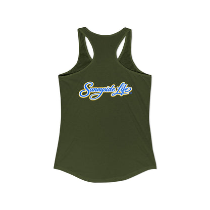 Authenticity Is Free™ Women’s Racerback Tank | Inspirational Graphic Tank | Sunnyside Life™