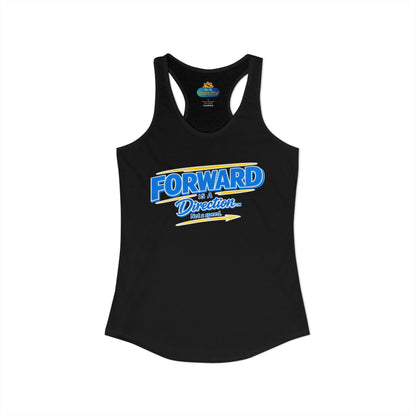 FORWARD IS A DIRECTION™ Racerback Tank Top | Inspirational Women’s Fitness Tank | Motivation & Personal Growth Apparel