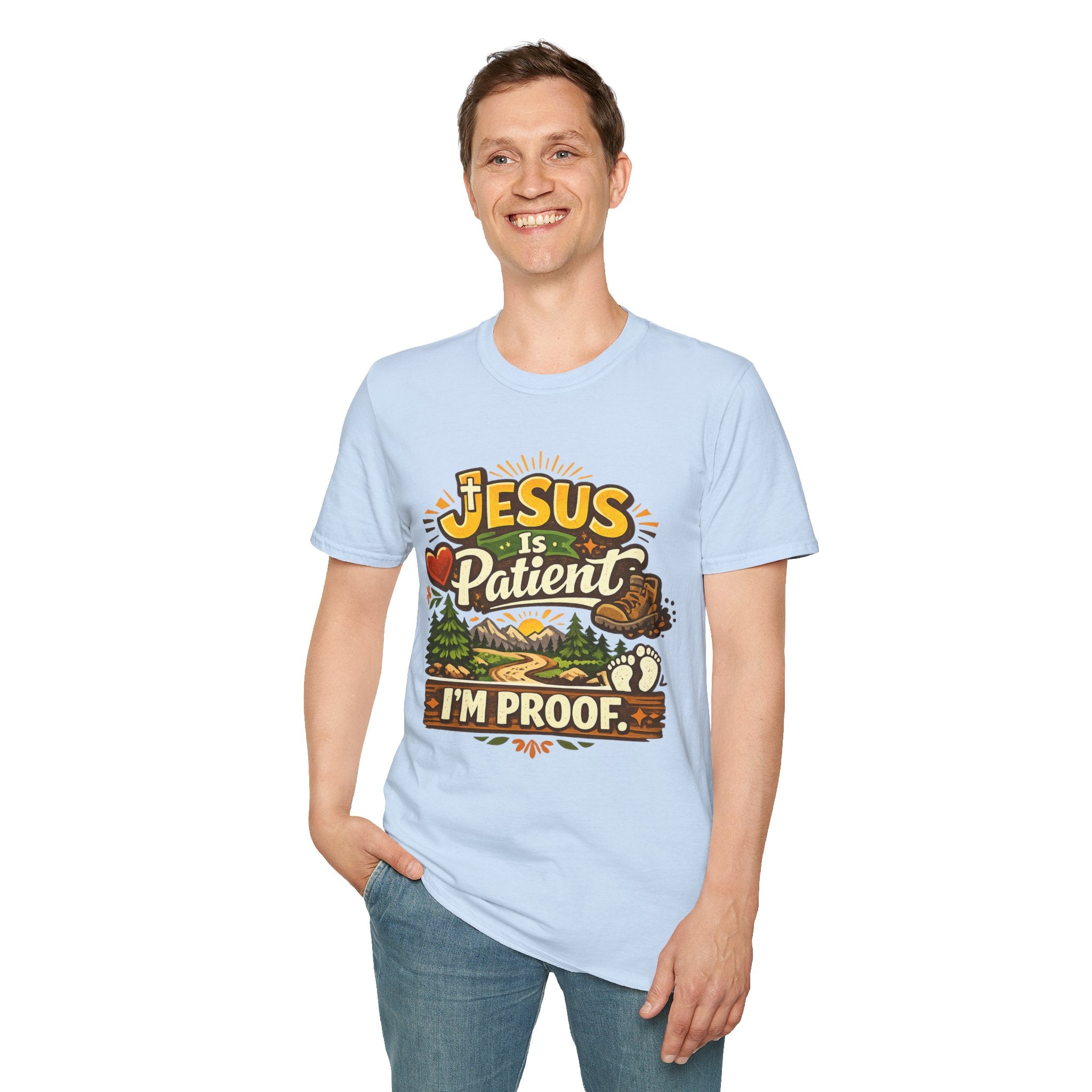 Jesus Is Patient I'm Proof / This is My Sunnyside T-Shirt — Faith-Based Christian Graphic Unisex Tee