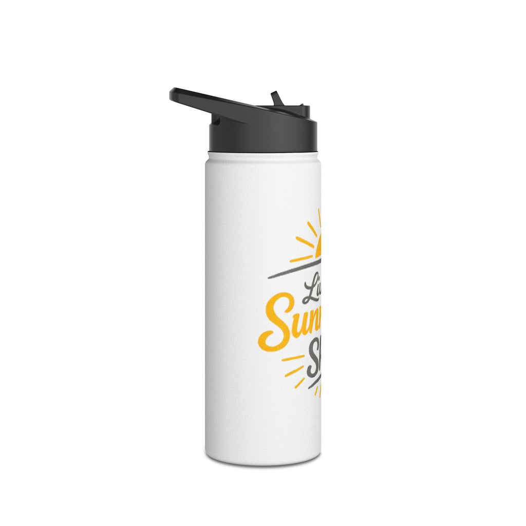 Live The Sunnyside Shift Stainless Steel Water Bottle — Motivational Hydration