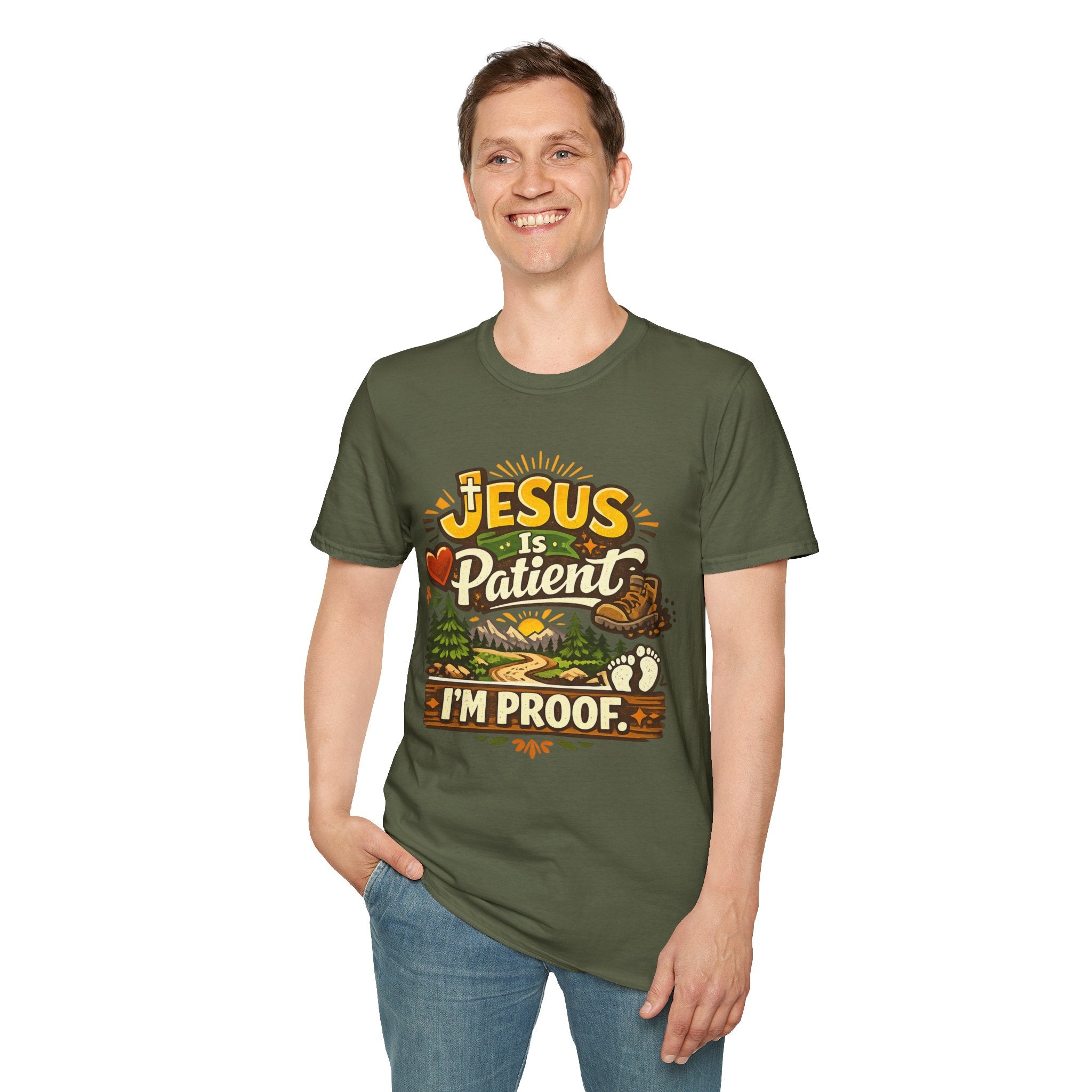 Jesus Is Patient I'm Proof / This is My Sunnyside T-Shirt — Faith-Based Christian Graphic Unisex Tee