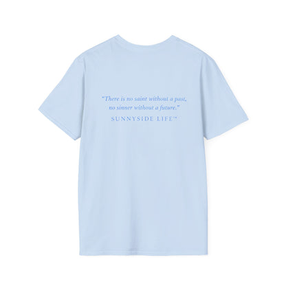 Trust Surrender Walk Abide Persevere™ Womens V-Neck Tee | Catholic Inspirational Shirt | Sunnyside Life™