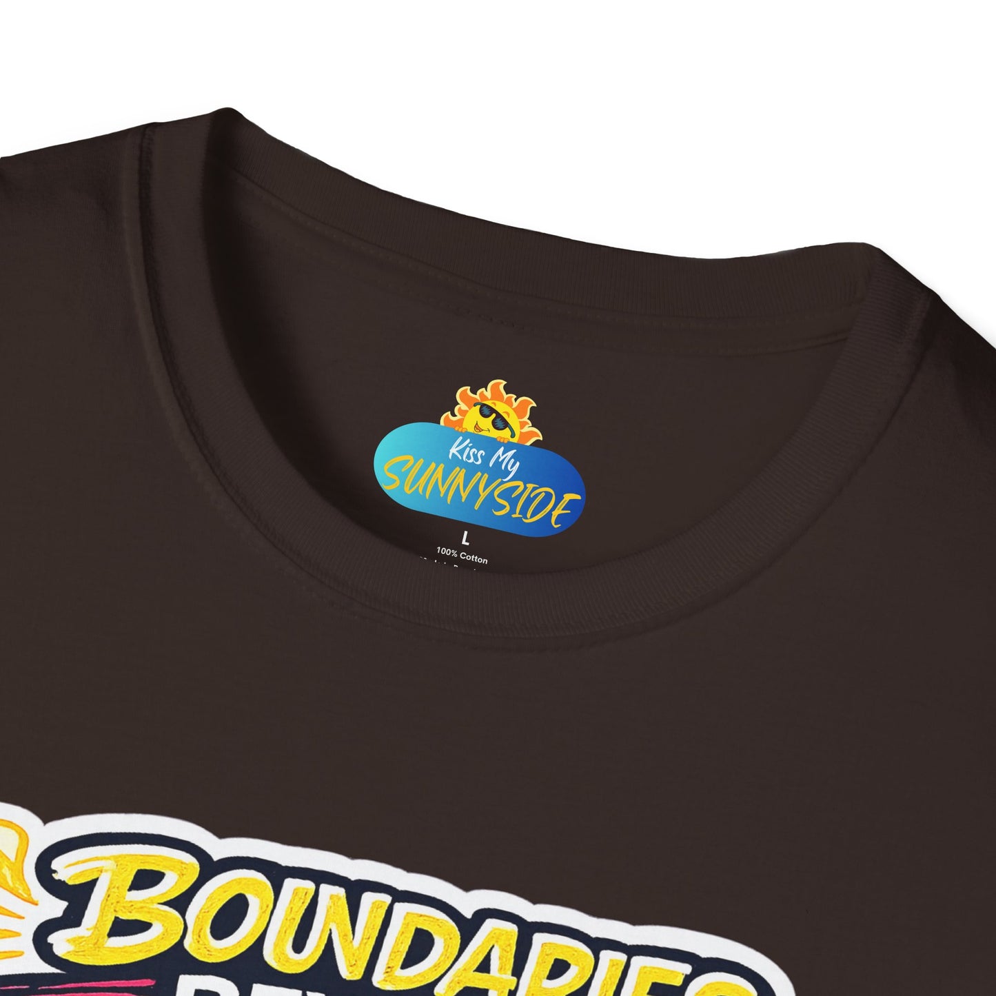 Boundaries Reveal Intentions™ Graphic Tee | Emotional Health Statement Shirt | Sunnyside Life™