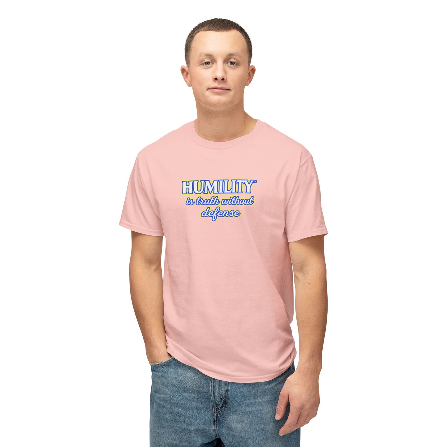HUMILITY IS TRUTH WITHOUT DEFENSE™ Unisex T-Shirt | Faith & Growth Graphic Tee | Christian Inspirational Shirt | Personal Growth Apparel | Sunnyside Life™
