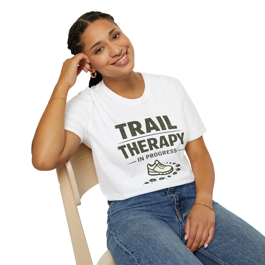 Trail Therapy T-Shirt — "Trail Therapy In Progress" Hiking Shirt