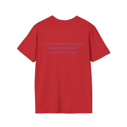 Trust Surrender Walk Abide Persevere™ Womens V-Neck Tee | Catholic Inspirational Shirt | Sunnyside Life™