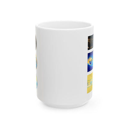 Sunnyside Life™ YouTube Channels Ceramic Mug (11oz, 15oz) | My Sunnyside Life • JENERGYHQ™ • The Jennifer Six™